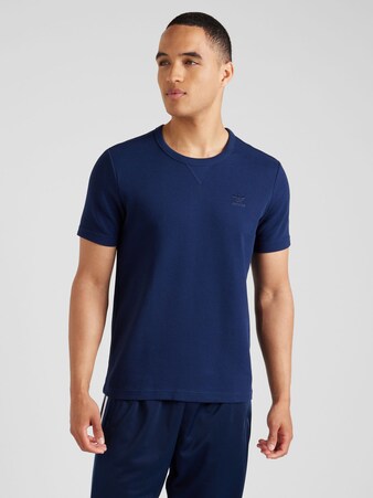 T-Shirt 'Trefoil Essentials' in Blau & Schwarz