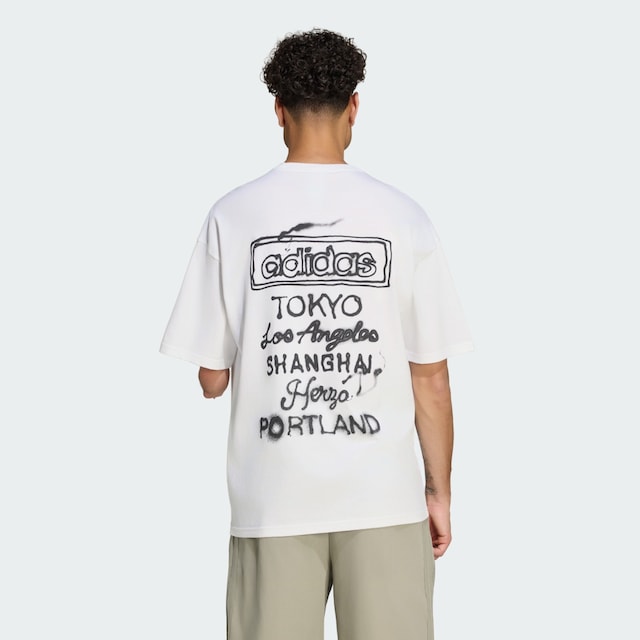 ADIDAS ORIGINALS, T-Shirt 'Powder Tongue' Weiß, Bild 2 von 5