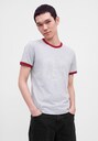 ADIDAS ORIGINALS, T-Shirt 'RINGER' Grau, Bild 3 von 6