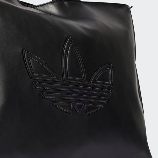 ADIDAS ORIGINALS, Shopper 'Outline Trefoil', Black, Image 4 of 5