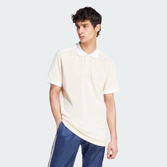 Poloshirt 'Adicolor Classics 3-Stripes' in Weiß