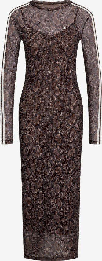 ADIDAS ORIGINALS, Kleid 'SNAKE PRINT MAXI' Braun, Bild 1 von 13