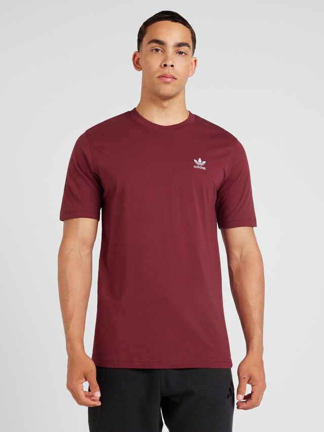 ADIDAS ORIGINALS, T-Shirt 'Trefoil Essential' Rot, Bild 4 von 5
