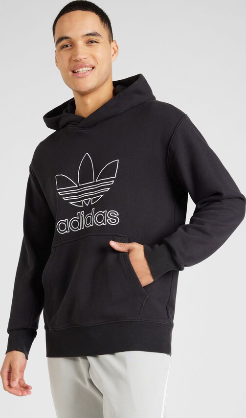 ADIDAS ORIGINALS, Sweatshirt, Black, Image 2 of 5