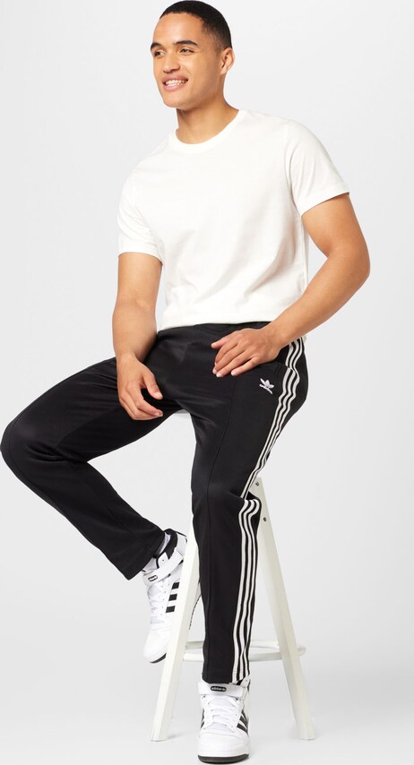 ADIDAS ORIGINALS, Pants 'Adicolor Classics Beckenbauer', Black, Image 4 of 5