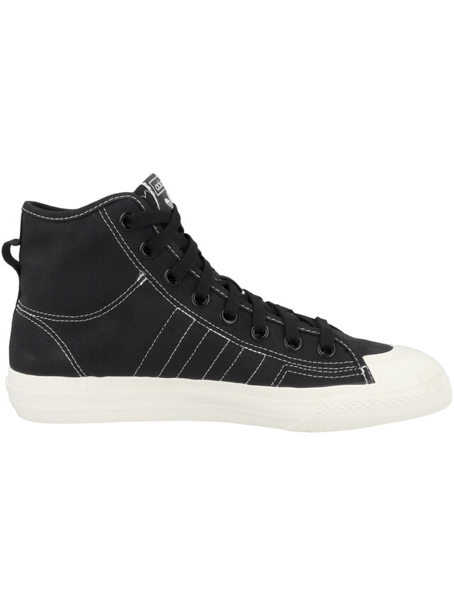 ADIDAS ORIGINALS, High-Top Sneakers 'Nizza Rf', Black, Image 4 of 5