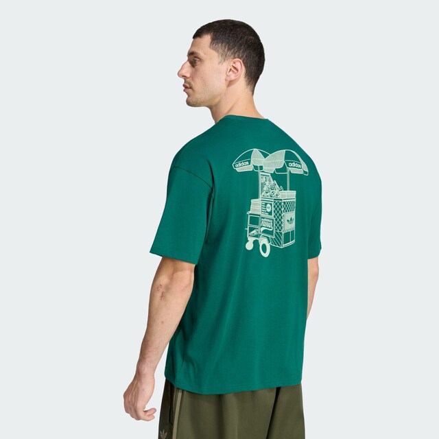 ADIDAS ORIGINALS, Shirt 'Food Cart', Green, Image 2 of 5