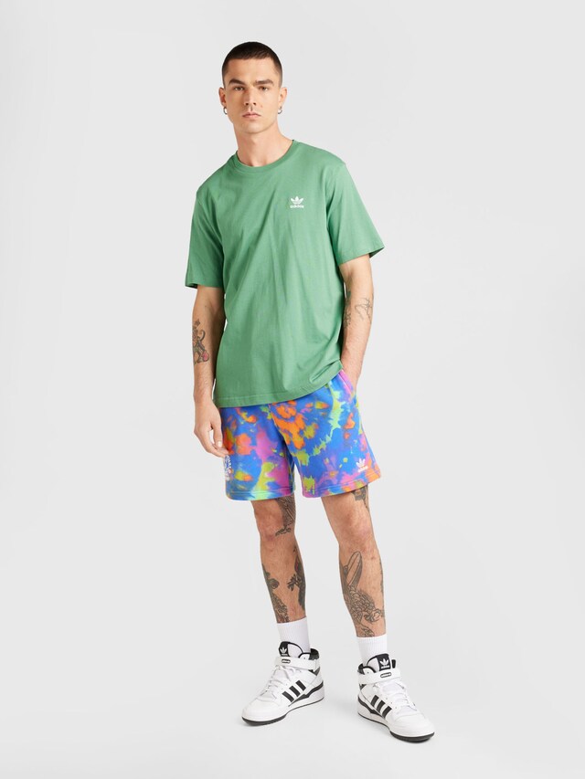 ADIDAS ORIGINALS, T-Shirt 'Trefoil Essentials' Grün, Bild 2 von 5