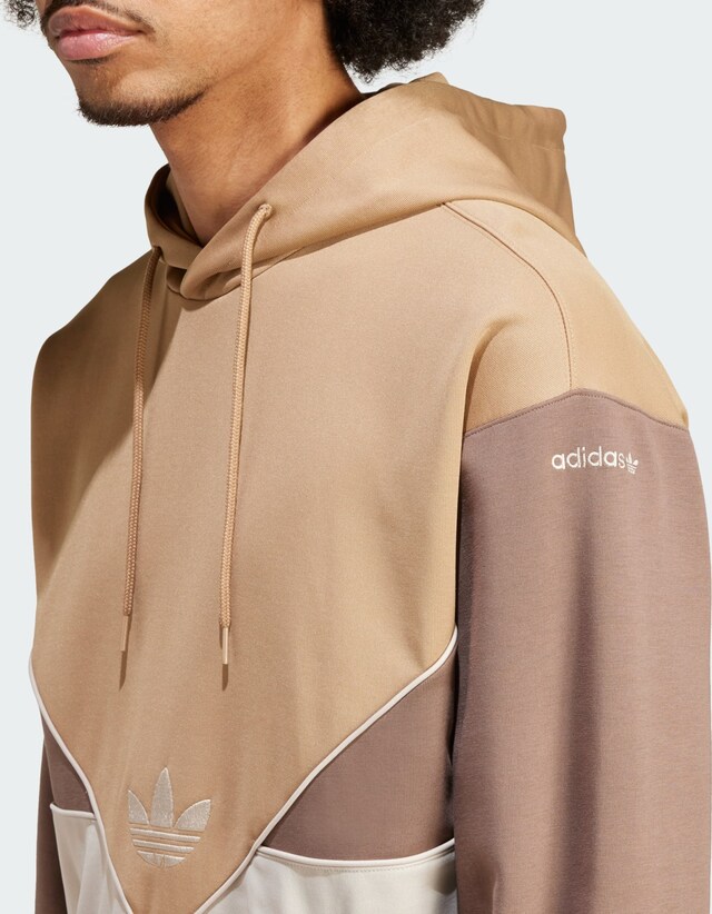 ADIDAS ORIGINALS, Sweatshirt 'Adicolor Cutline', Brown, Image 4 of 5