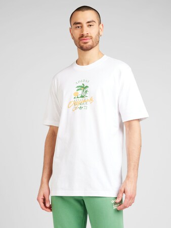 T-Shirt 'Leisure League' in Weiß