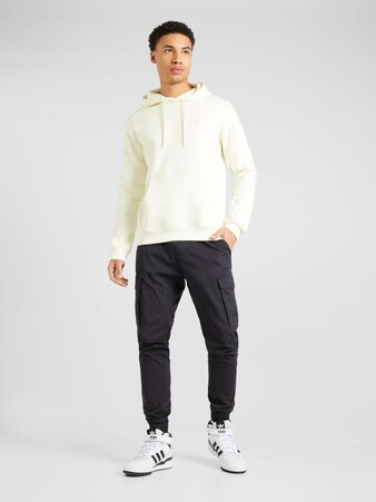 Sweatshirt 'Trefoil Essentials' in Beige, Grau & Schwarz