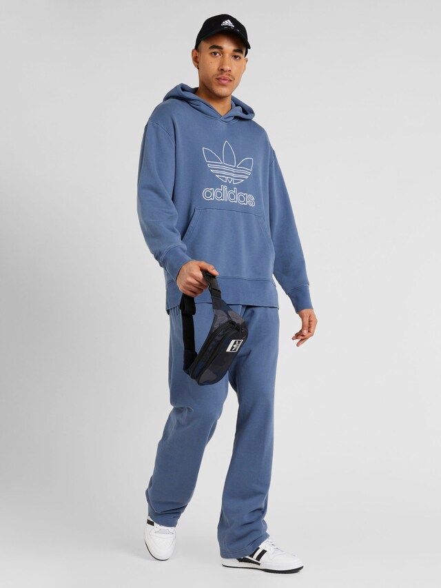 ADIDAS ORIGINALS, Sweatshirt, Blue, Image 4 of 5