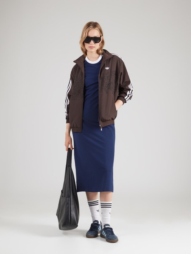 ADIDAS ORIGINALS, Kleid '3-Stripes Dress' Blau, Bild 4 von 5