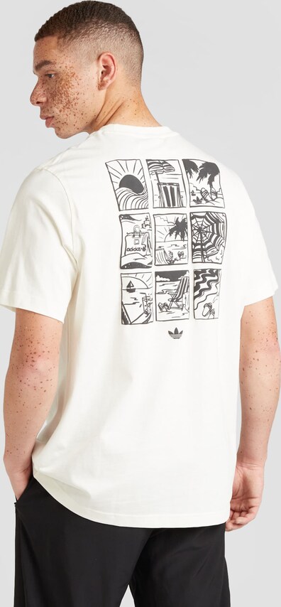 ADIDAS ORIGINALS, T-Shirt '80s Beach Day' Weiß, Bild 2 von 5