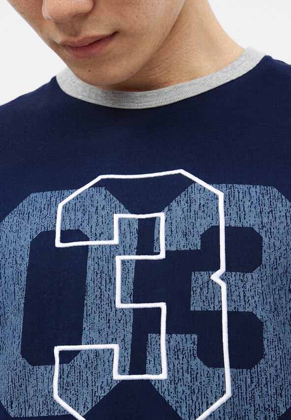 ADIDAS ORIGINALS, T-Shirt 'RINGER' Blau, Bild 6 von 6
