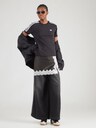 ADIDAS ORIGINALS, T-Shirt 'PINSTRIPE SHORT SLEEVE SLIM' Schwarz, Bild 4 von 5