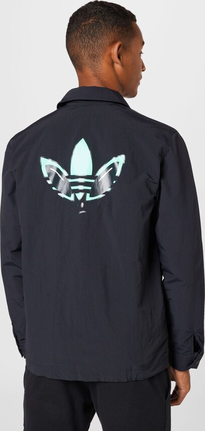 ADIDAS ORIGINALS, Jacke 'Q1 Coach' Schwarz, Bild 3 von 5