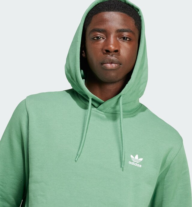 ADIDAS ORIGINALS, Sweatshirt 'Trefoil Essential', Green, Image 4 of 5