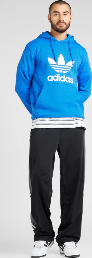 ADIDAS ORIGINALS, Sweatshirt 'Adicolor Classics Trefoil', Blue, Image 3 of 5