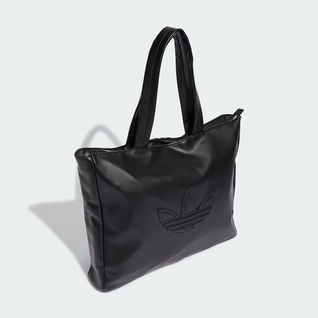 ADIDAS ORIGINALS, Shopper 'Outline Trefoil', Black, Image 2 of 5