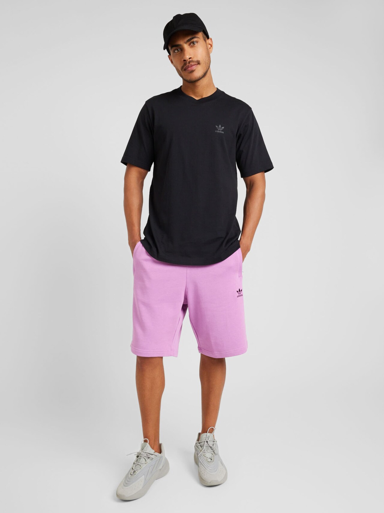 ADIDAS ORIGINALS, Shorts 'ESS', Lila, Bild 5 von 5