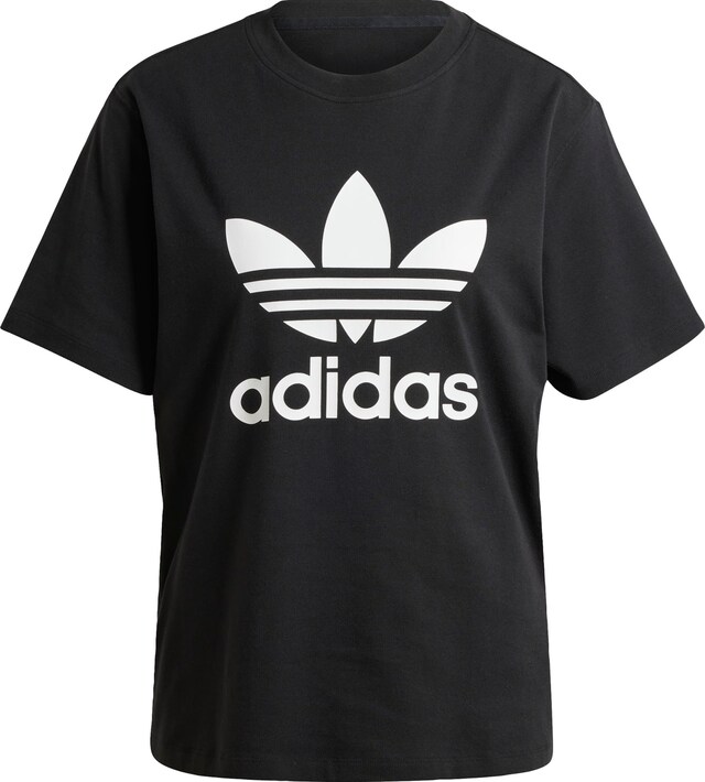 ADIDAS ORIGINALS, Shirt 'Trefoil', Black, Image 2 of 4