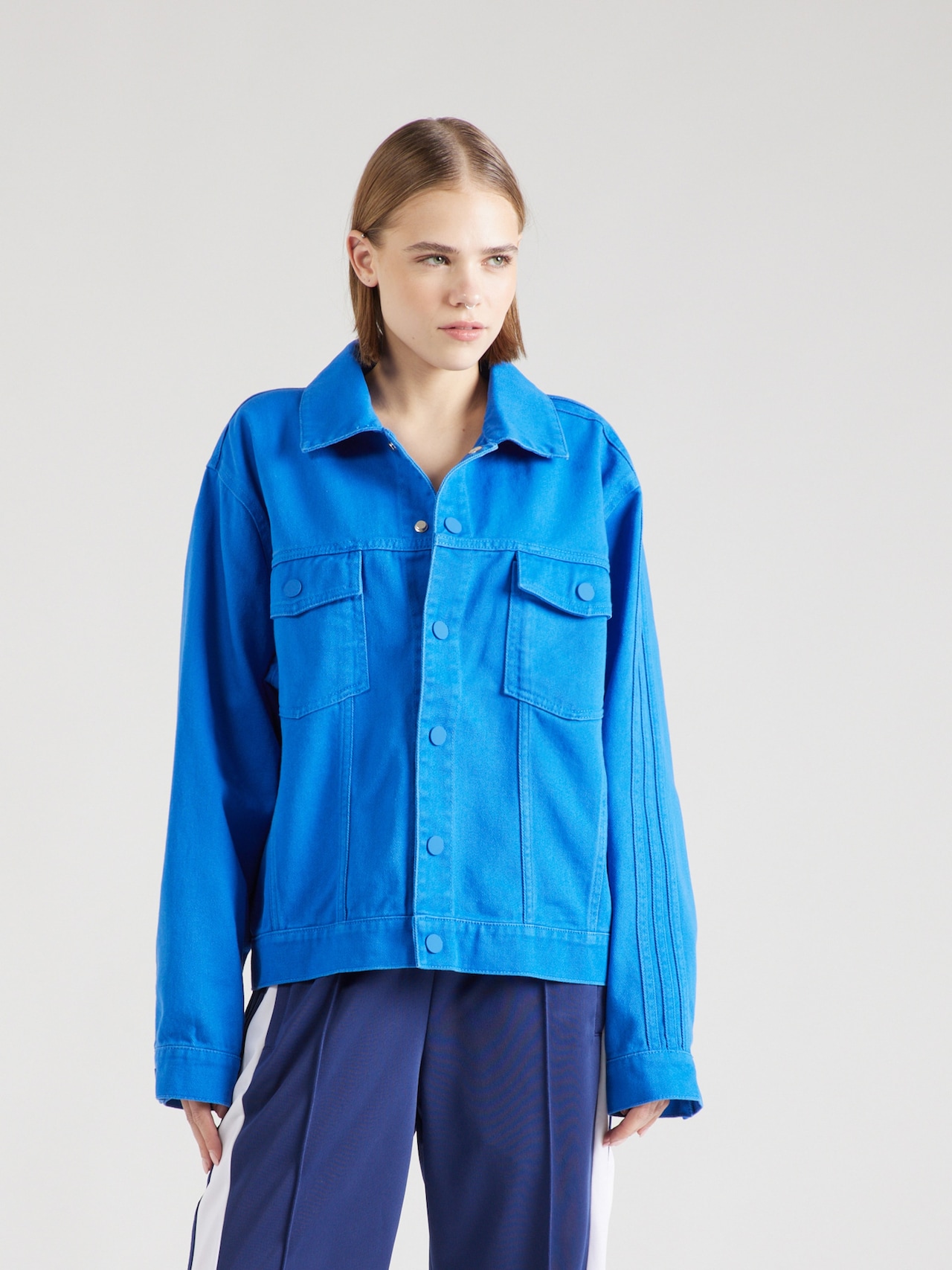 ADIDAS ORIGINALS, Jacke '3 STRIPE', Blau, Bild 2 von 5