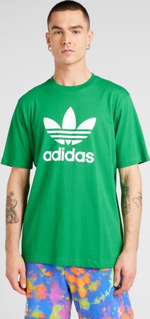 ADIDAS ORIGINALS, T-Shirt 'Adicolor Trefoil' Grün