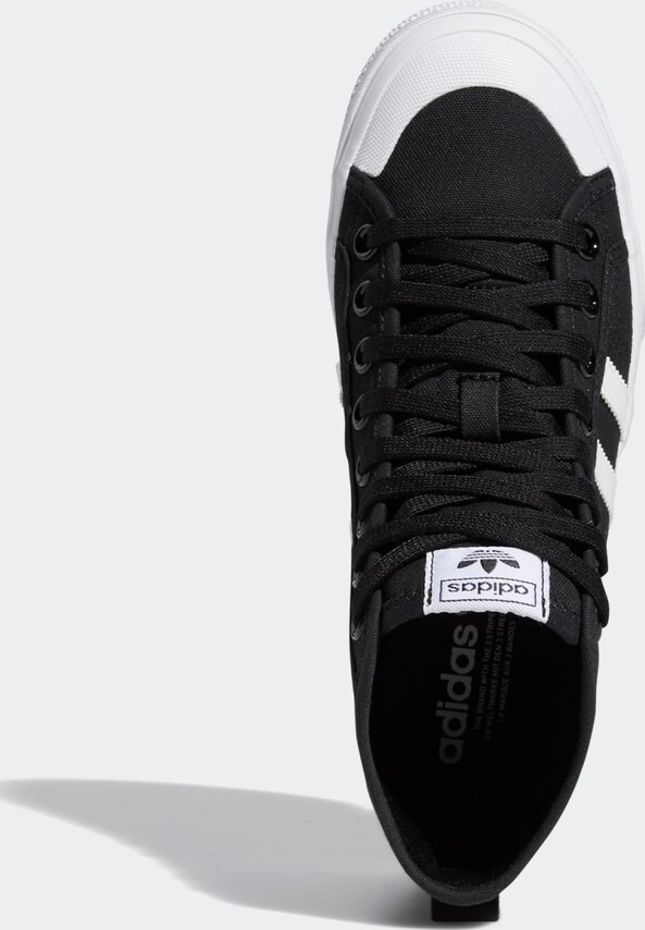 ADIDAS ORIGINALS, High-Top Sneakers 'Nizza', Black, Image 4 of 8