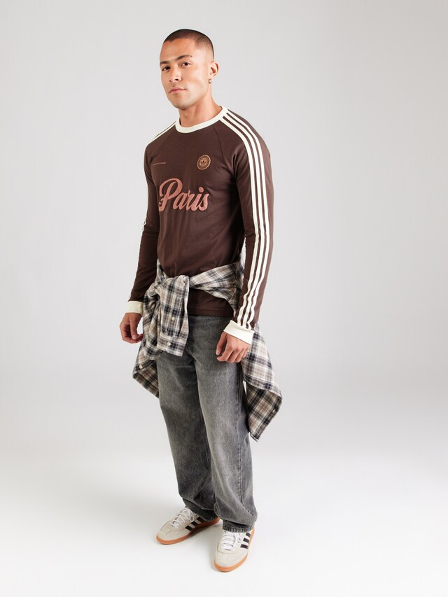 ADIDAS ORIGINALS, Shirt 'PARIS' Braun, Bild 4 von 5