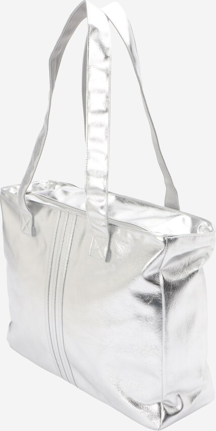 ADIDAS ORIGINALS, Shopper 'SHOPPER METALLIC PU' Silber, Bild 3 von 4