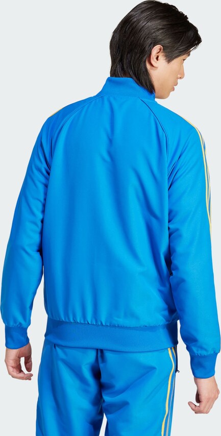 ADIDAS ORIGINALS, Athletic Jacket, Blue, Image 3 of 5