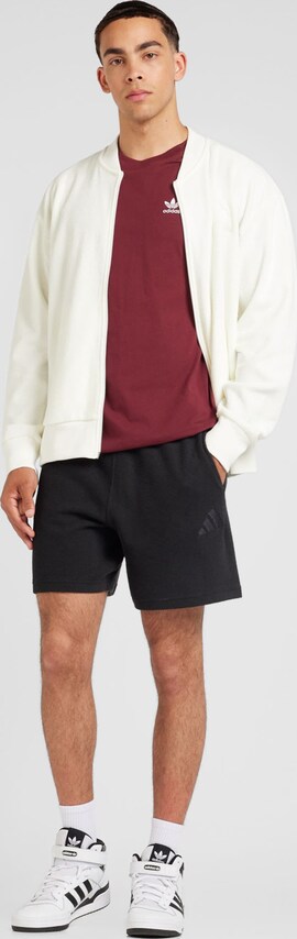 ADIDAS ORIGINALS, Shirt 'Trefoil Essential', Red, Image 4 of 5