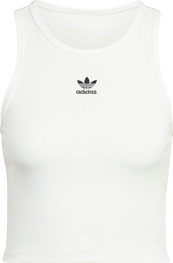 ADIDAS ORIGINALS, Top 'Essentials', White, Image 1 of 5