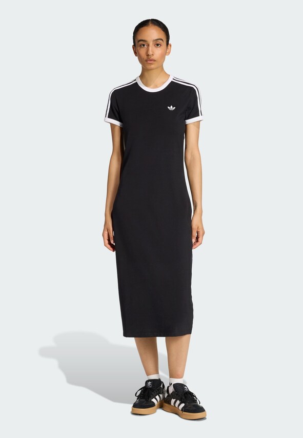 ADIDAS ORIGINALS, Kleid '3 STRIPES DRESS' Schwarz, Bild 2 von 5