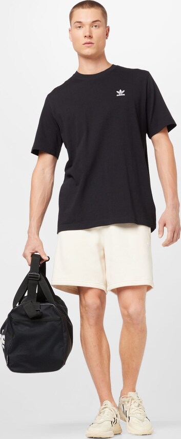 ADIDAS ORIGINALS, T-Shirt 'Adicolor Classics Back+Front Trefoil' Schwarz, Bild 4 von 5
