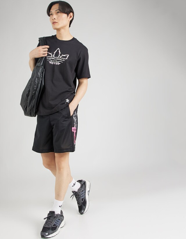 ADIDAS ORIGINALS, Shirt 'Pride', Black, Image 4 of 5