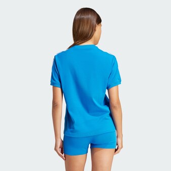 T-Shirt in Blau, Weiß, Schwarz & Blau