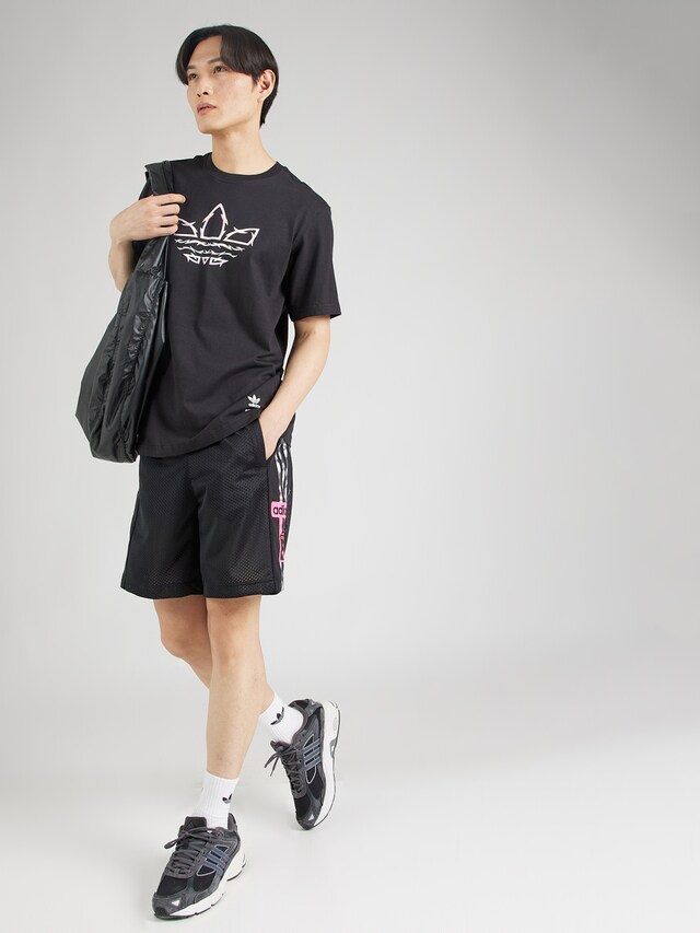 ADIDAS ORIGINALS, Shirt 'Pride', Black, Image 4 of 5