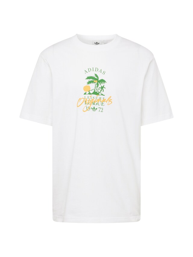 ADIDAS ORIGINALS, T-Shirt 'Leisure League' Weiß, Bild 1 von 5