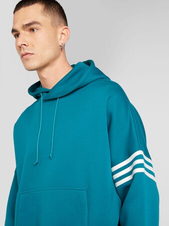 Sweatshirt 'Neuclassics' in Grün, Weiß & Schwarz