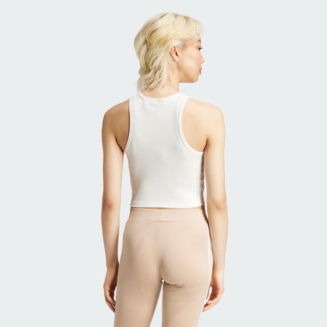 ADIDAS ORIGINALS, Top 'Essentials', White, Image 4 of 5