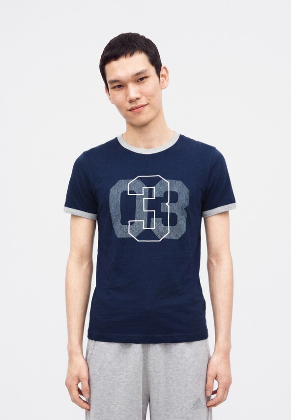 ADIDAS ORIGINALS, T-Shirt 'RINGER' Blau, Bild 2 von 6