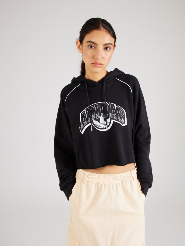 ADIDAS ORIGINALS, Sweatshirt, Black, Image 2 of 5