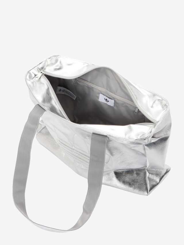 ADIDAS ORIGINALS, Shopper 'SHOPPER METALLIC PU' Silber, Bild 4 von 4