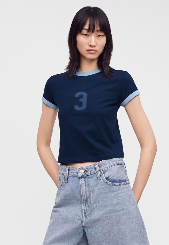 ADIDAS ORIGINALS, T-Shirt Blau, Bild 5 von 6