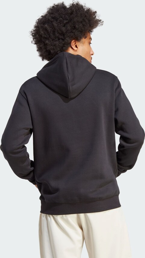 ADIDAS ORIGINALS, Sweatshirt 'Trefoil Essentials', Black, Image 3 of 5