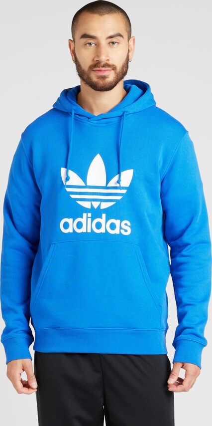 ADIDAS ORIGINALS, Sweatshirt 'Adicolor Classics Trefoil', Blue, Image 1 of 5