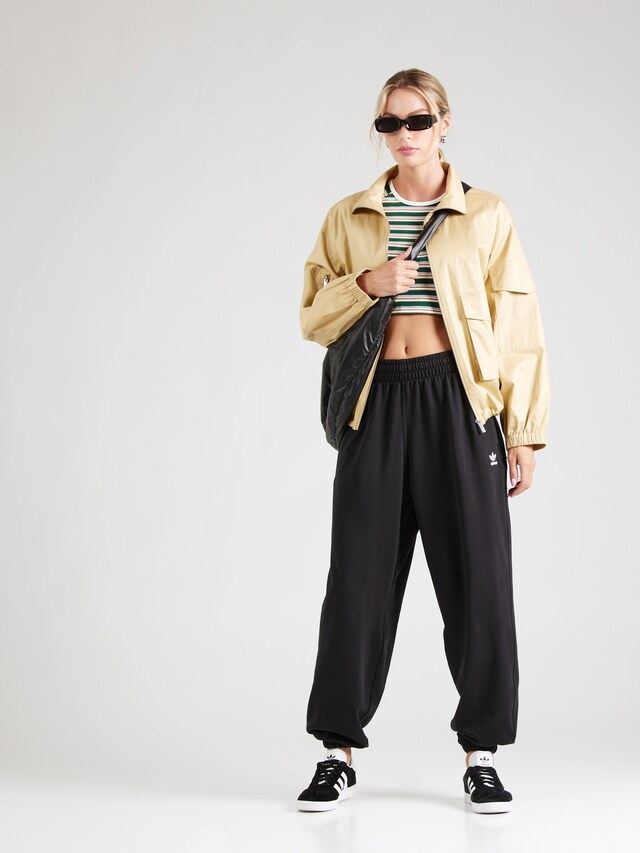 ADIDAS ORIGINALS, Pants 'Ess Byfr', Black, Image 4 of 5