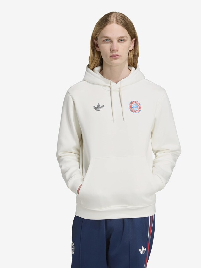 ADIDAS ORIGINALS, Sweatshirt 'FC Bayern München' Weiß, Bild 3 von 6